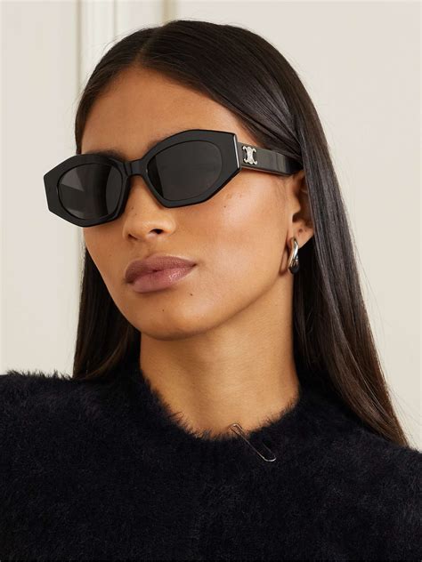 celine cat eye sunglasses on face|celine cat eye sunglasses sale.